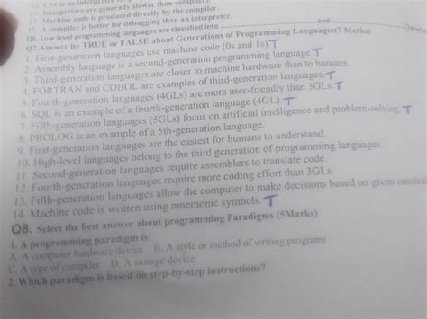 Low Level Programming Languages 2