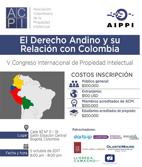 Invitaci N V Congreso Internacional De Propiedad Intelectual Acpi