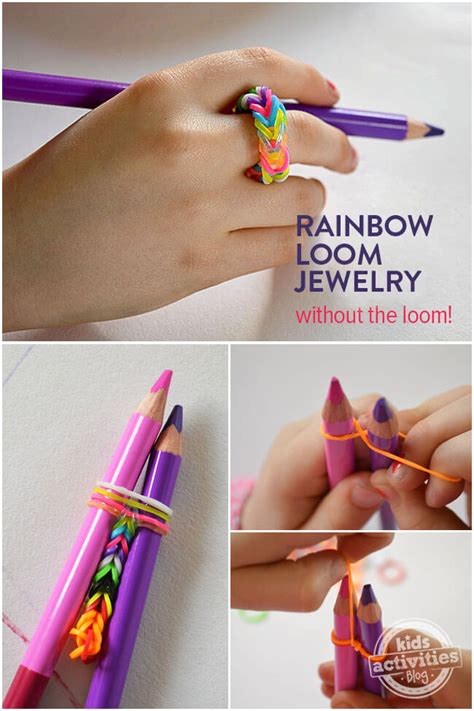 DIY Easy tutorials: How to Make Loom Bands - K4 Craft