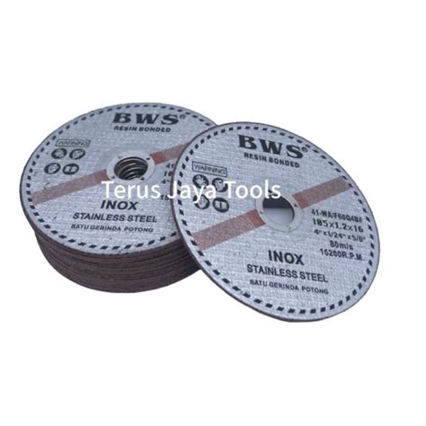 Jual BWS Batu Potong Besi 4 X 1 2 Mata Gerinda Cutting Wheel Merah 4