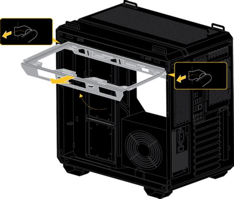 Tuf Gaming Gt How Many Way To Use The Right Fan Bracket