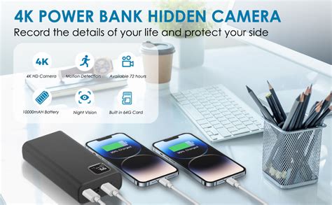 Amazon IZNVEE 4K Power Bank Camera Detector With Built In 10 High