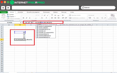 Sumar Datos en Excel Guía Paso a Paso 2025