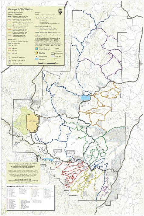 Duck Lake State Park Trail Map - Printable Map