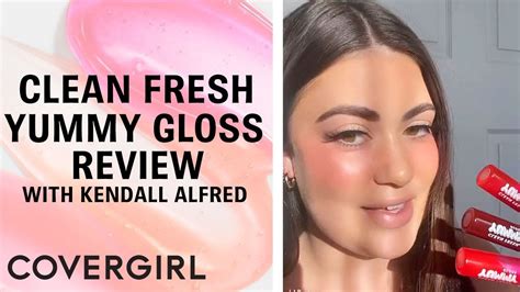 Clean Fresh Yummy Gloss In My Strawbooty With Kendall Alfred