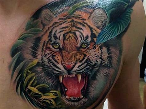 Colorful Tiger Tattoo