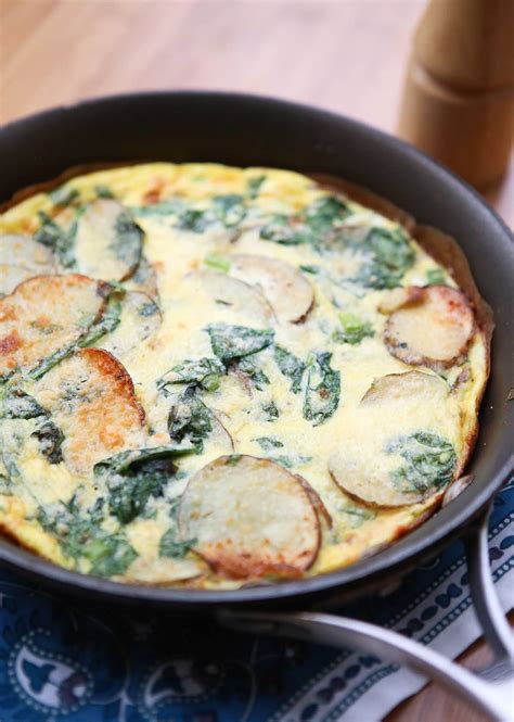 Spinach And Potato Frittata