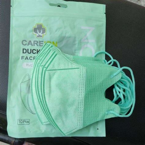 Jual Masker Duckbill Ply Careion Medis Garis Model Sensi Rainbow Nude