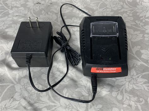 Original Oem Drill Master 18v Nicd Battery Charger With Power Adapter Ebay