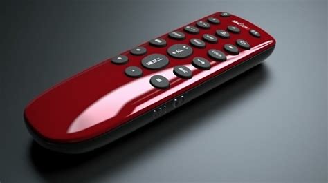 Red Monochromatic Tv Remote Joystick With Single Color 3d Icon ...