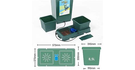 Odlingssystem Krukor Tält Autopot Easy2grow Odlings kit