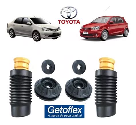 Kit Coxim Batedor Amortecedor Diant Toyota Etios Getoflex