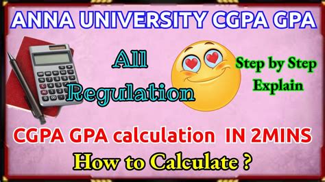 How To Calculate Anna University Cgpa And Gpahow To Calculate Cgpa In