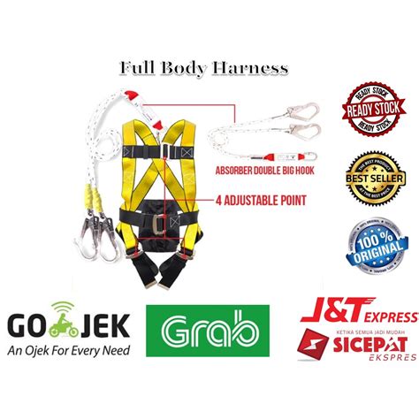 Full Body Harness Absorber Double Big Hook Pro Gosave Shopee Indonesia