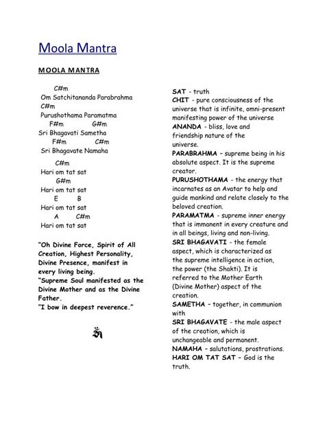 (PDF) Moola Mantra Lyrics Chords - DOKUMEN.TIPS