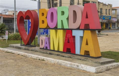 The Borda Da Mata Sign A Landmark On The Route Of Pilgrimage The