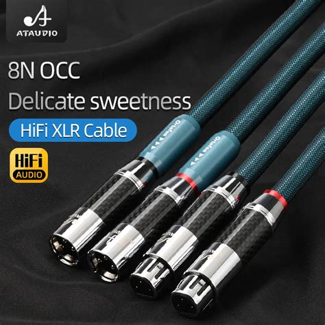 Ortofon Hifi Xlr Audio Cable Hi End 8n Occ Silver Plated 2xlr Male To