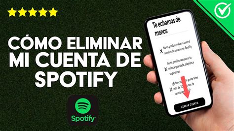 Cómo Eliminar o Cancelar mi Cuenta de Spotify Desde el Celular Muy