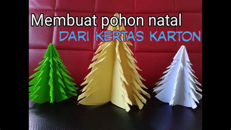 Cara Membuat Origami Pohon Natal Easy Origami Tutorial