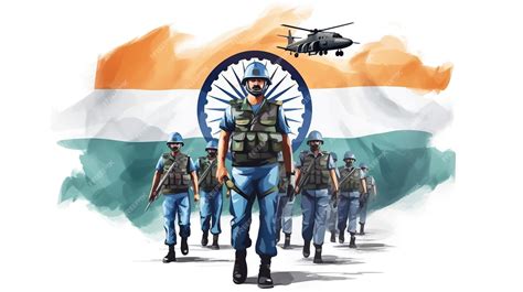 Premium AI Image | Indian Armed Forces Flag Day 7th December Armed ...