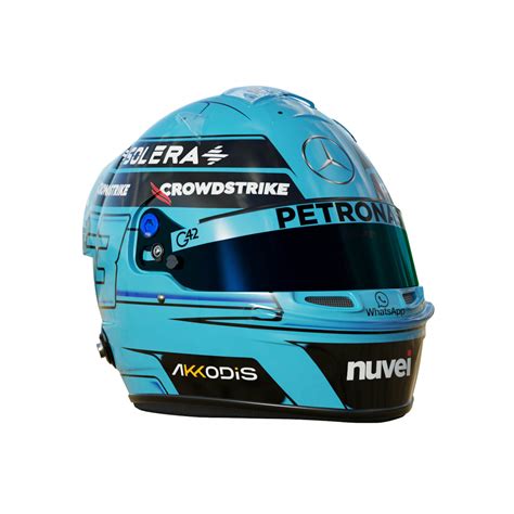 George Russell 2024 Helmet 2024 - Helga Aurelea