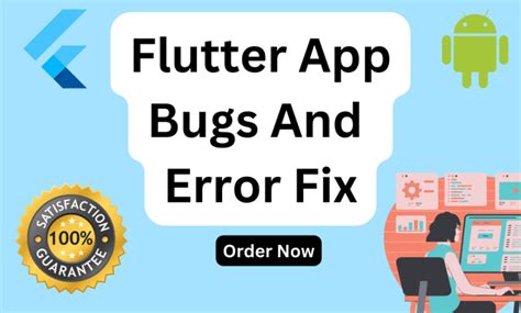 Fix Bugs And Errors In Your Flutter App By Madnitech Fiverr