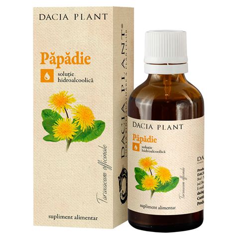 Tinctura De Papadie 50 Ml Dacia Plant Farmacia Tei Online