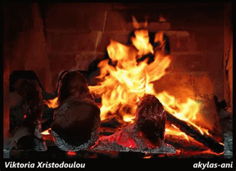 Fireplace Burning GIF - Fireplace Fire Burning - Discover & Share GIFs