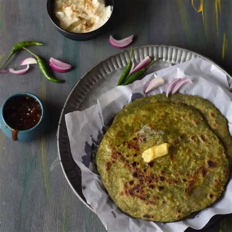 easy palak paneer paratha recipe step  step guide