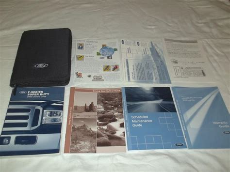 Sell Ford F Series Super Duty Owner Manual Pc Set Ford