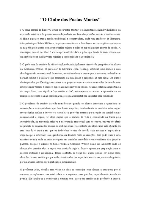 Sociedade Poetas Mortos 8