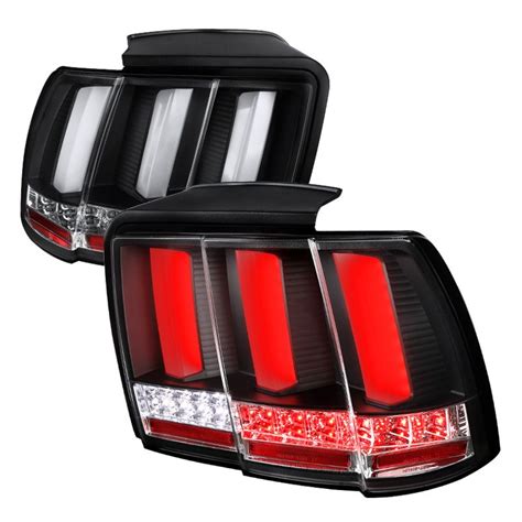 1999 2004 Ford Mustang Led Sequential Tail Lights Black Sdt Lt