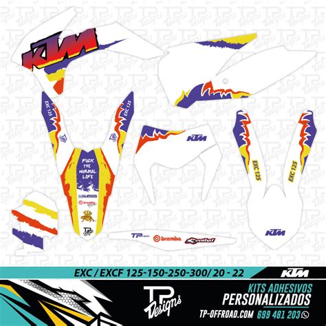 Kit Adhesivos Ktm Exc Excf Tp Offroad