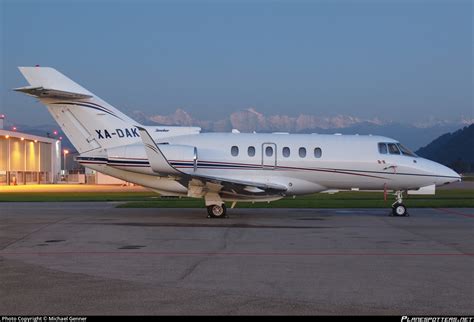 XA DAK Private Raytheon Hawker 800XP Photo By Michael Genner ID