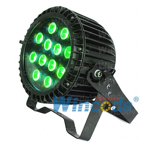 12 15 W 5 In 1 RGBWA Mini Flat LED Par Light Outdoor IP65 60 Beam Angle