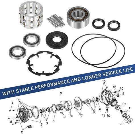 Front Diff Rebuild Kit Sprague Armature Plate For Polaris Ranger RZR