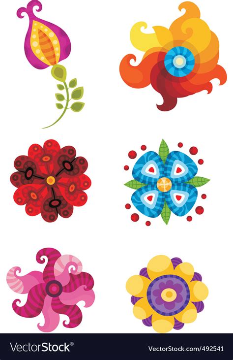 Abstract floral Royalty Free Vector Image - VectorStock