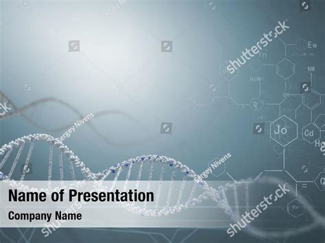 Biotechnology Genetic Medicine With Dna Powerpoint Template Biotechnology Genetic Medicine