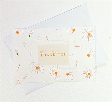 Thank You Cards Notes Flower Wedding Business Birthday Thankful At