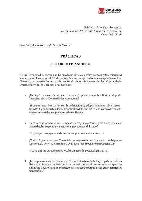 Practica 3 Pablo García Navarro Doble Grado en Derecho y ADE Bases