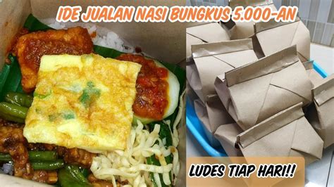 Ide Jualan Nasi Bungkus 5000 An Ludes Tiap Hari Bungkus Makanan Ide