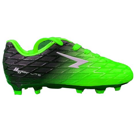 Sfida JNR Blitz Football Boots Black Fluro Green Mike Pawley Sports