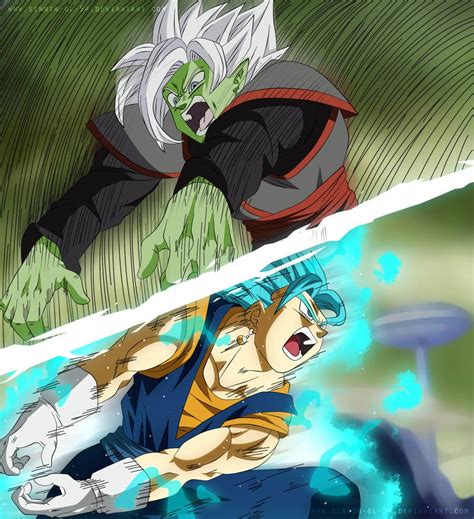 Zamasu Vs Vegito Manga 23 Dragon Ball Super By Sennin Gl 54 On Deviantart Dragon Ball Z