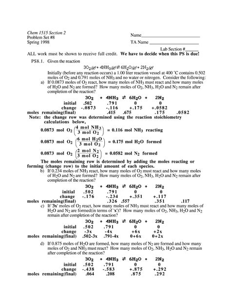 Fillable Online Genchem1 Chem Okstate Chem 1515 Section 2 Oklahoma