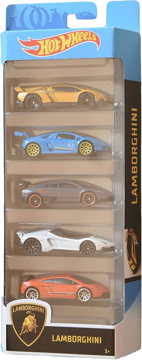 Amazon Mattel Hot Wheels Lamborghini 5 Pack Toys Games
