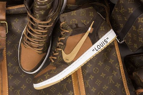 These Louis Vuitton X Off White X Air Jordan 1 Customs Don T Come