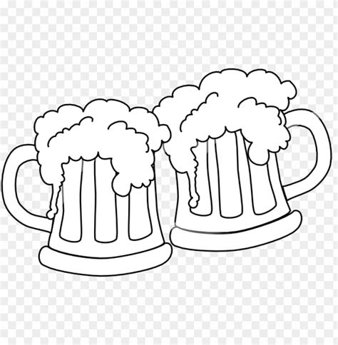 Clipart Library Stock Mug Black And White Cheers Beer Black