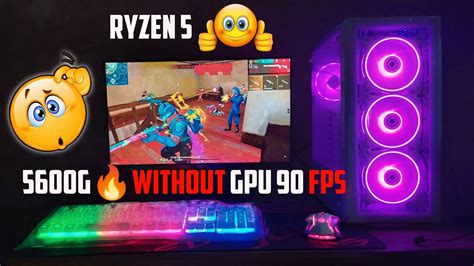 Ryzen 5 5600G Free Fire King R5 5600G Free Fire YouTube