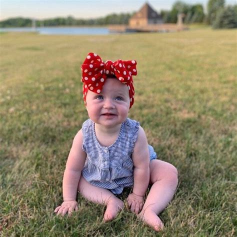 Red Polka Dot Head Scarf Etsy