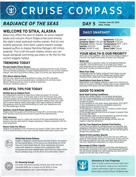 Radiance of the Seas 7-night Northbound Alaska and Hubbard Glacier ...